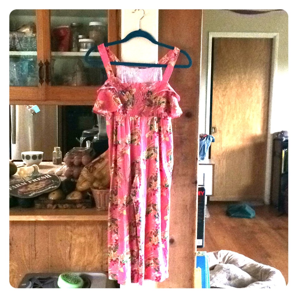 Flower print jumper